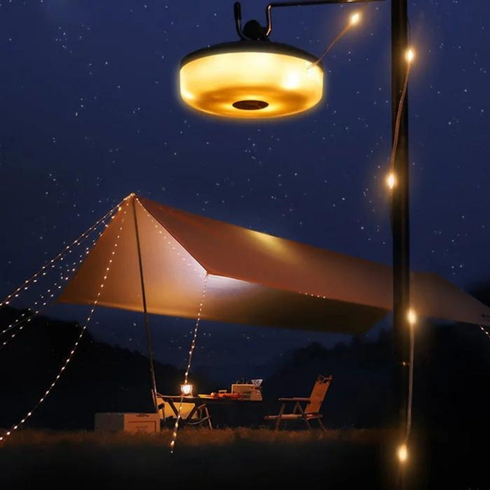 Hoprullbar LED-Slinga (10m) | Campingbelysning